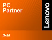 Lenovo Partner Emblem - PC Partner - Gold (1)