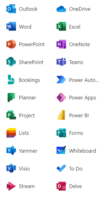 Microsoft 365 Business Premium Apps